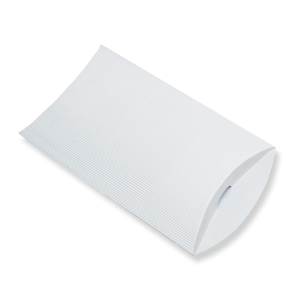 White Pillow Boxes - Corrugated - Envelope Kings