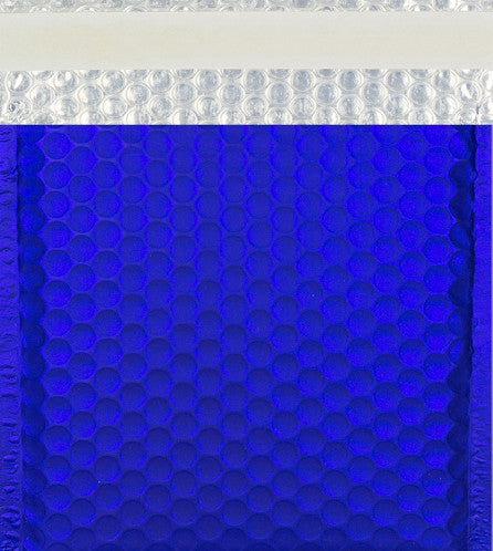 Dark Blue Matt Metallic Bubble Bags Pocket Peel and Seal - Envelope Kings