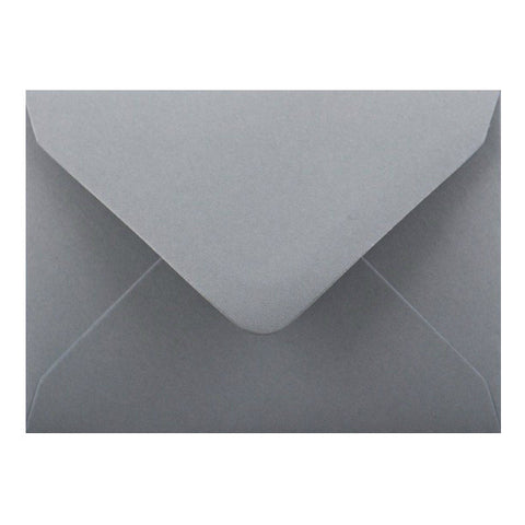 Dark Grey Diamond Flap Gummed - Envelope Kings