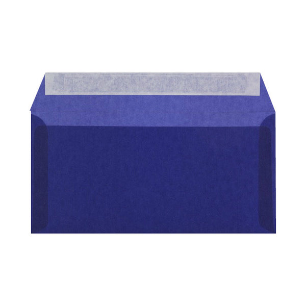 Dark Blue Translucent Wallet Peel & Seal - Envelope Kings