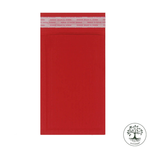 Red Fluted Biodegradable Recyclable Mailing Bags