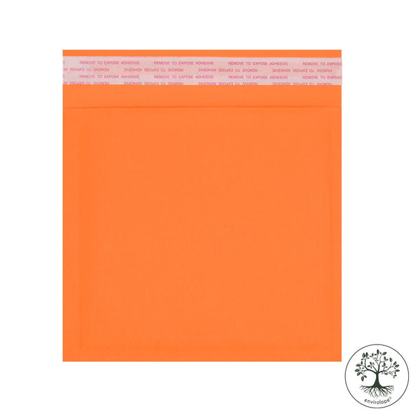 Orange Fluted Biodegradable Recyclable Mailing Bags