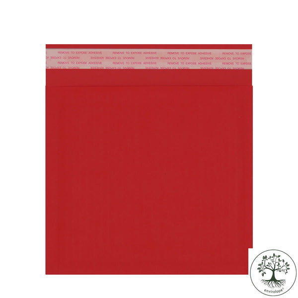 Red Fluted Biodegradable Recyclable Mailing Bags