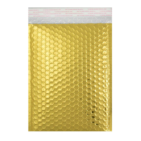 Gold Gloss Metallic Bubble Bags Pocket Peel and Seal - Envelope Kings