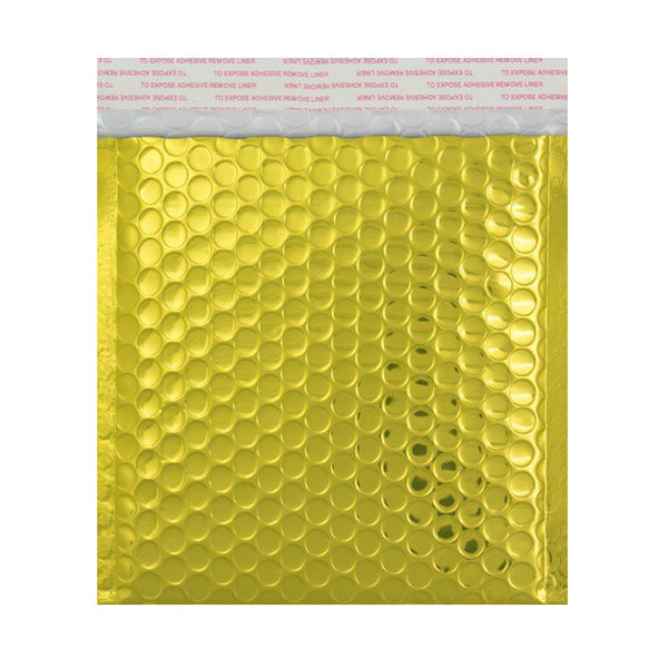 Gold Gloss Metallic Bubble Bags Pocket Peel and Seal - Envelope Kings