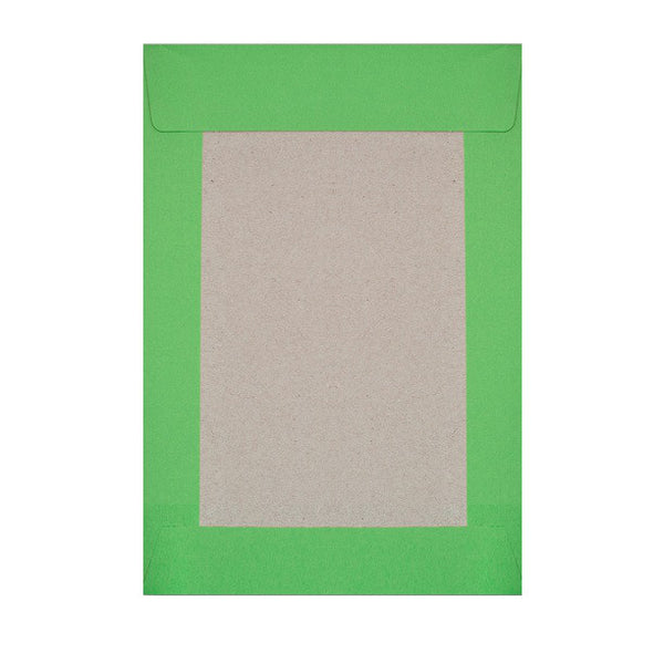 Green Board Back Pocket Peel & Seal - Envelope Kings