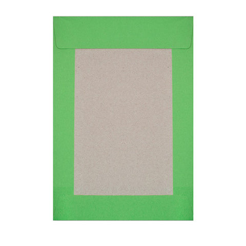 Green Board Back Pocket Peel & Seal - Envelope Kings