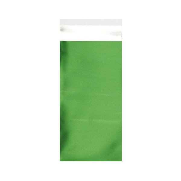 Green Matt Metallic Foil Bags Pocket Peel and Seal - Envelope Kings