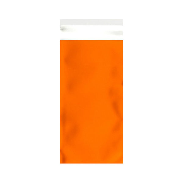 Orange Matt Metallic Foil Bags Pocket Peel and Seal - Envelope Kings