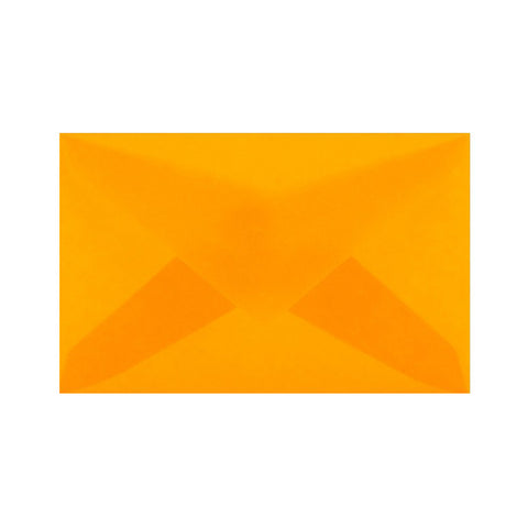 Orange Translucent Diamond Flap Gummed - Envelope Kings