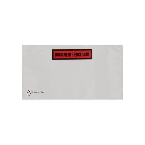 Document Enclosed Envelopes - Paper 100% Recyclable
