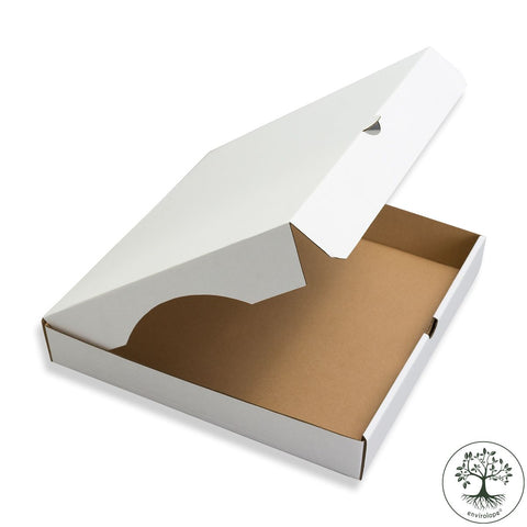 White Pizza Box - Envelope Kings