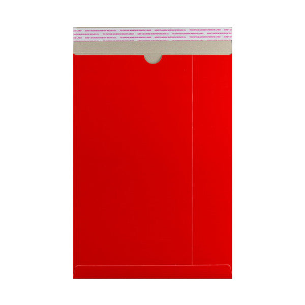 Red All Board Pocket Peel & Seal - Envelope Kings