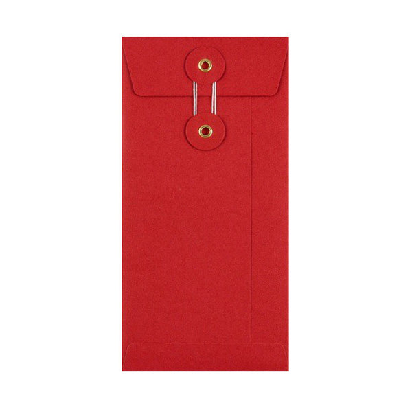 Red Envelope String Red String and Washer Envelopes - Envelope Kings
