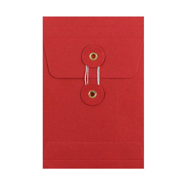 Red Envelope String Red String and Washer Envelopes - Envelope Kings