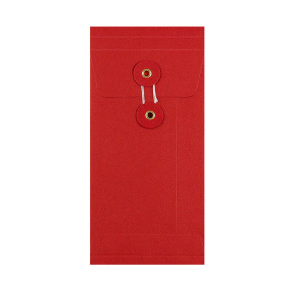 Red Envelope String Red String and Washer Envelopes - Envelope Kings