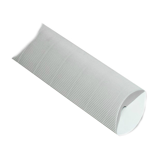 Silver Corrugated Pillow Box Pocket Peel & Seal - Envelope Kings - 2