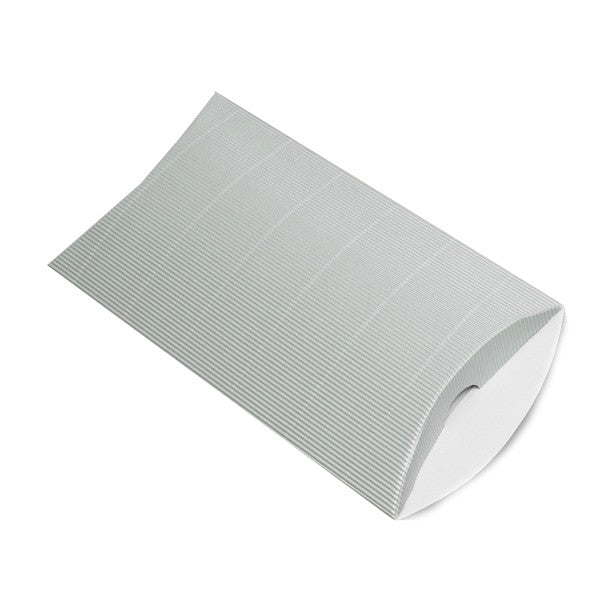 Silver Corrugated Pillow Box Pocket Peel & Seal - Envelope Kings