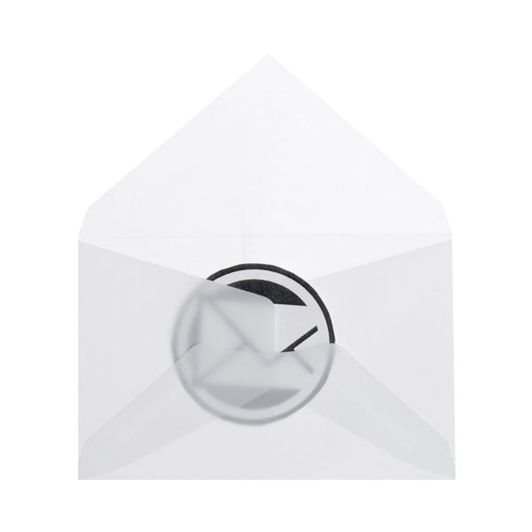 White Translucent Diamond Flap Gummed - Envelope Kings